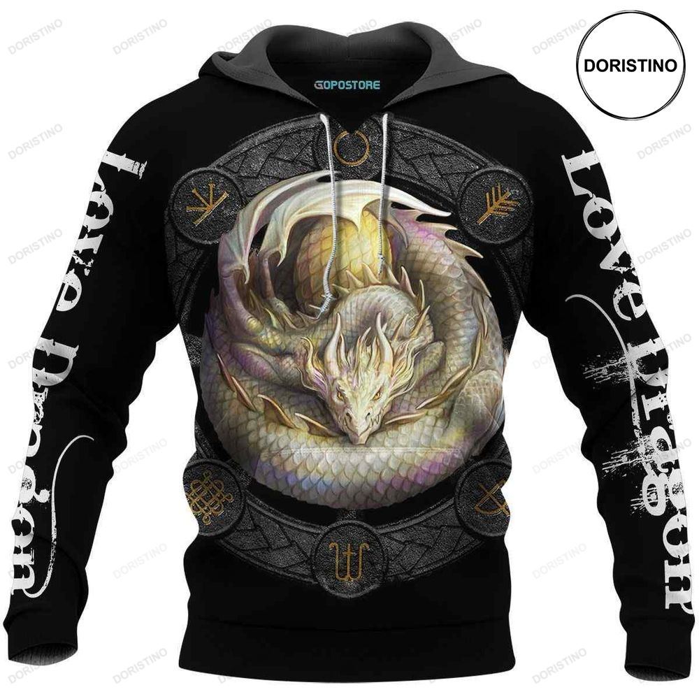Beautiful Dragon Art Limited Edition 3d Hoodie