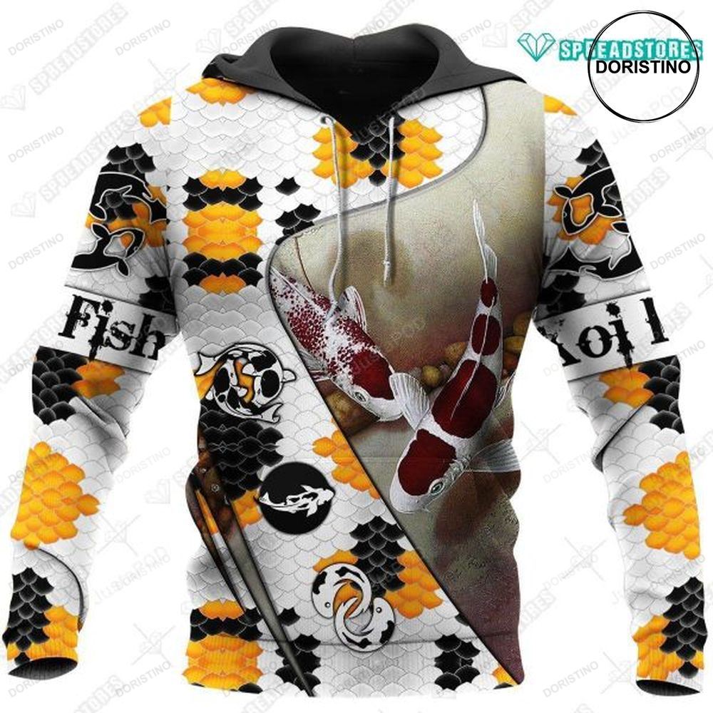 Beautiful Koi Fishing Awesome 3D Hoodie