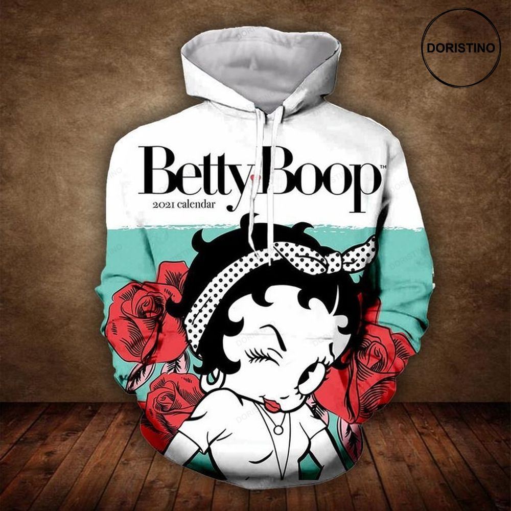 Betty Boop Classic Iv All Over Print Hoodie