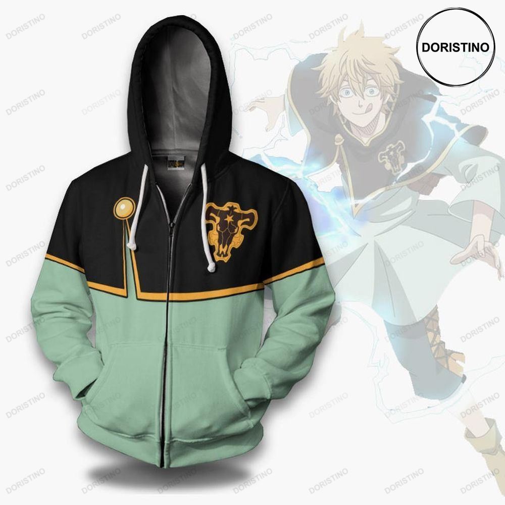Black Clover Luck Voltia Custom Anime Cosplay Costume Awesome 3D Hoodie