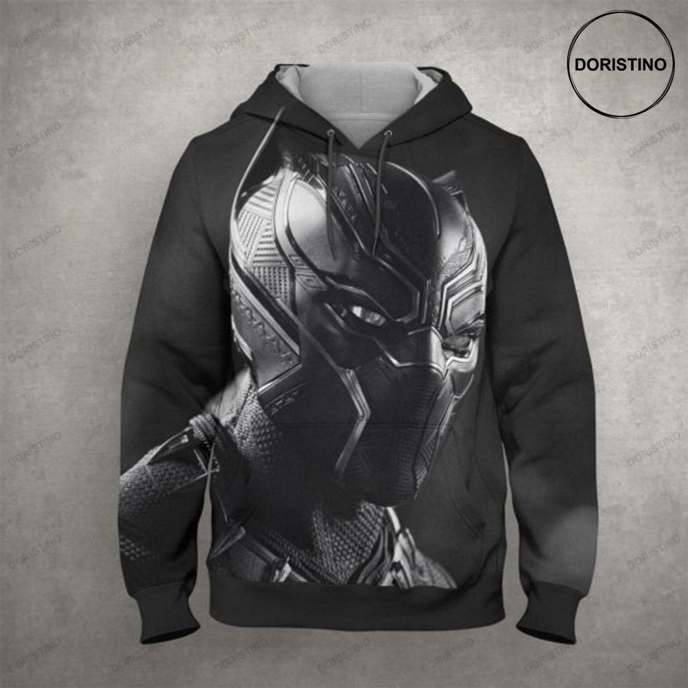 Black Panther Art Work White V2 Limited Edition 3d Hoodie