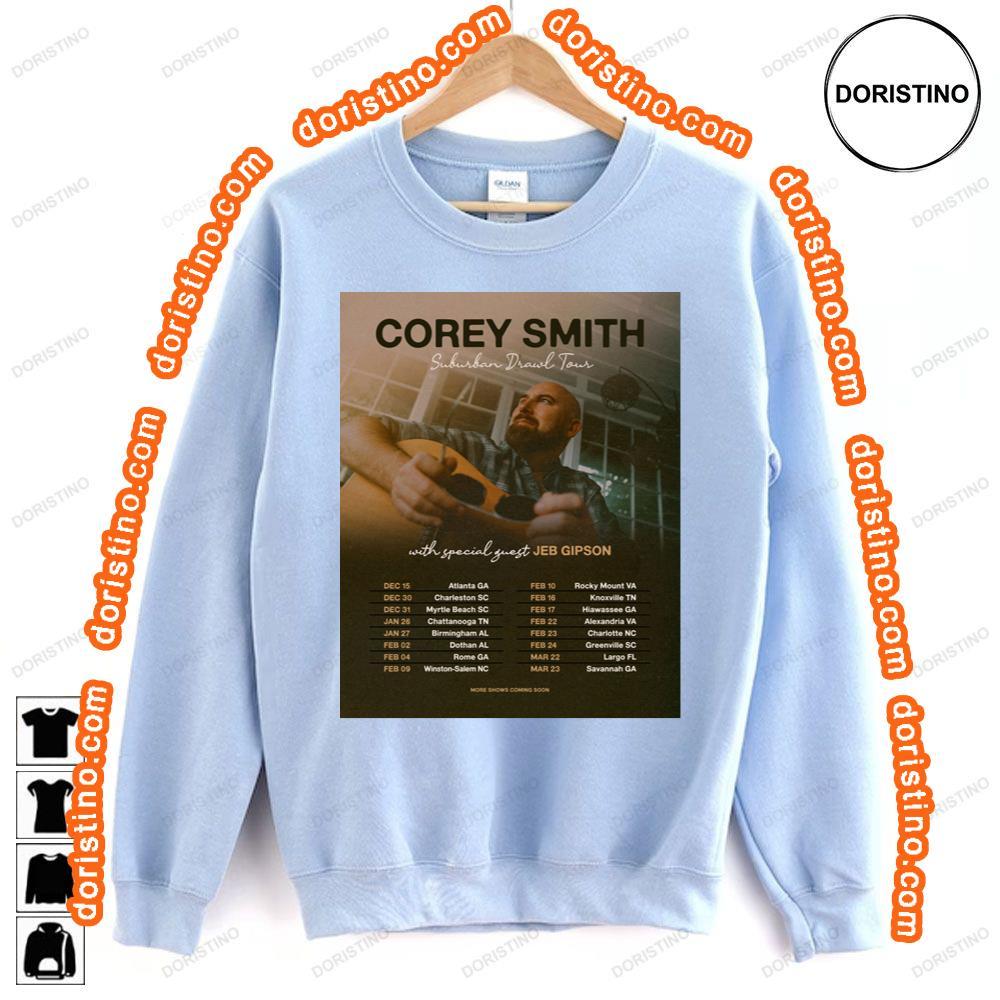 Corey Smith 2024 Tour Dates Hoodie Tshirt Sweatshirt