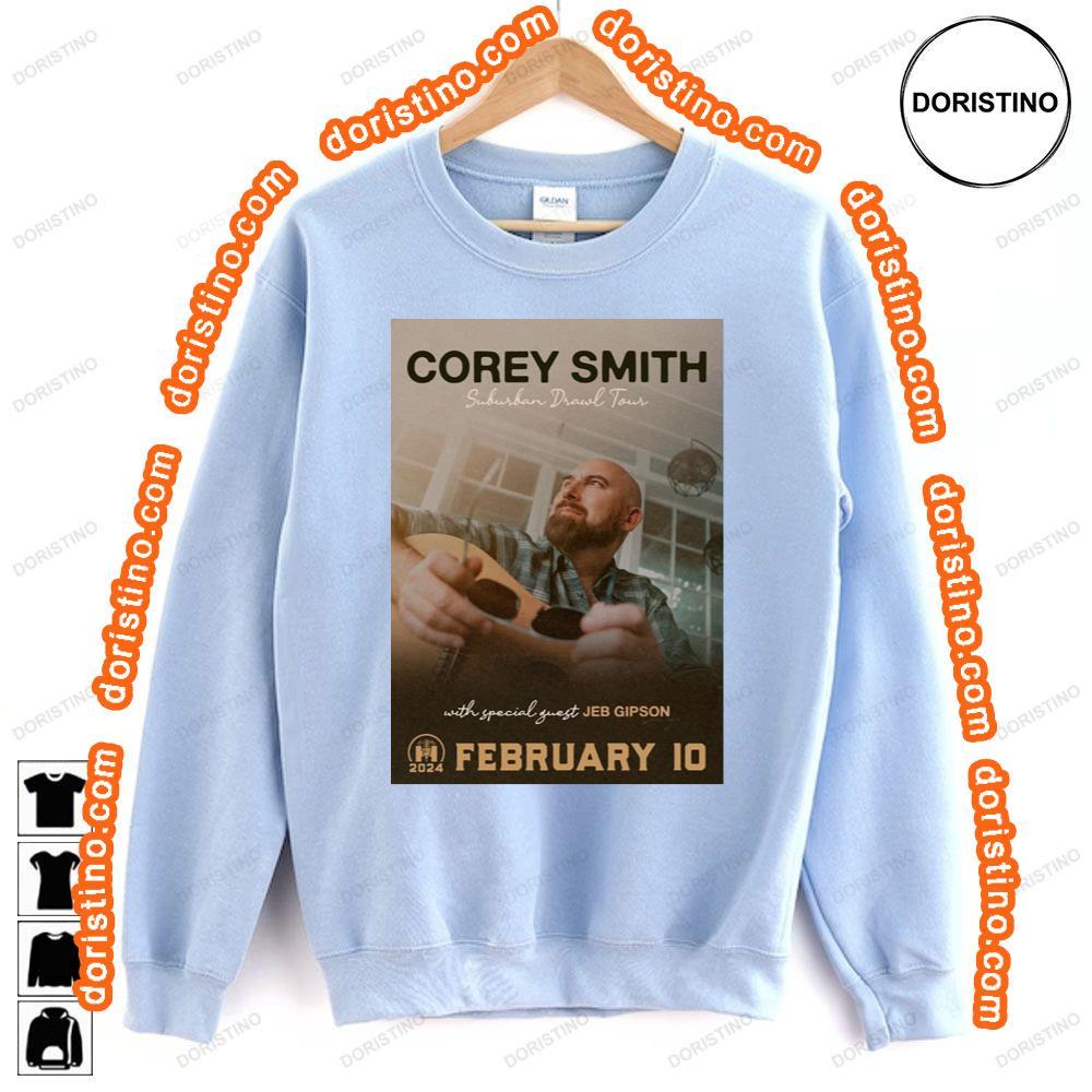 Corey Smith 2024 Tour Sweatshirt Long Sleeve Hoodie