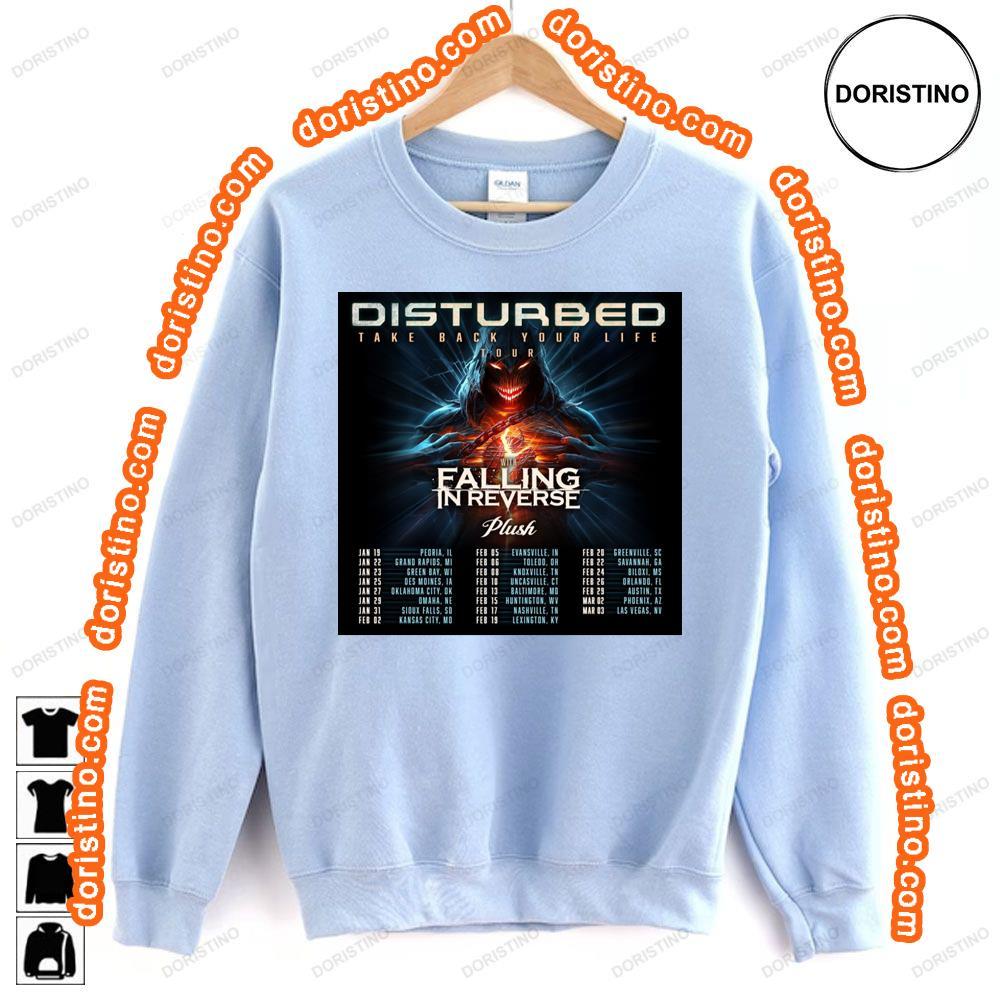 Disturbed Falling In Reverse 2024 Tour Dates Hoodie Tshirt Sweatshirt