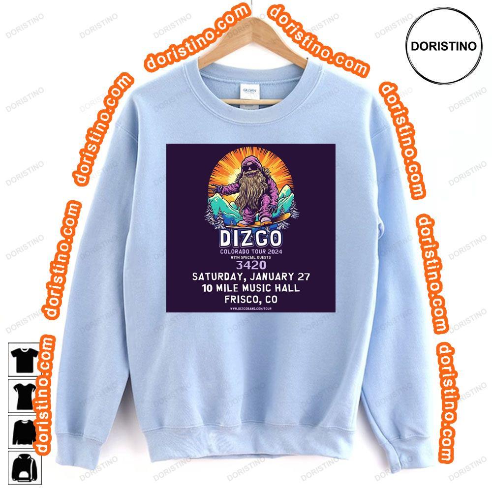 Dizgo Tour 2024 Sweatshirt Long Sleeve Hoodie