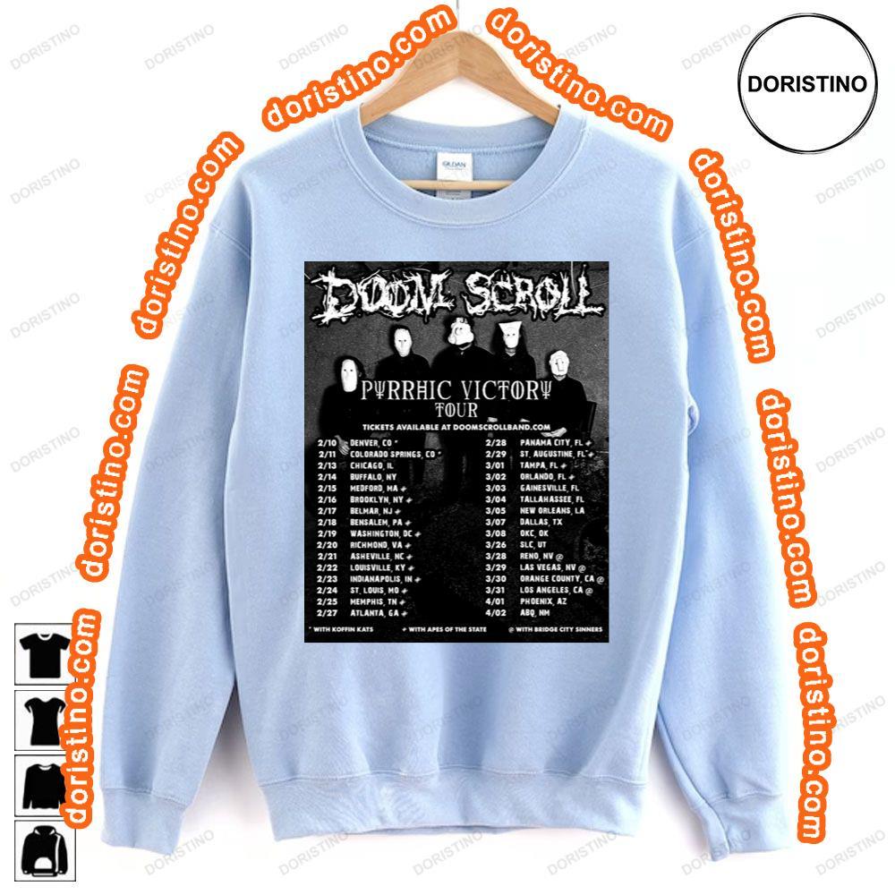 Doom Scroll Purrhic Victory Tour 2024 Tshirt Sweatshirt Hoodie