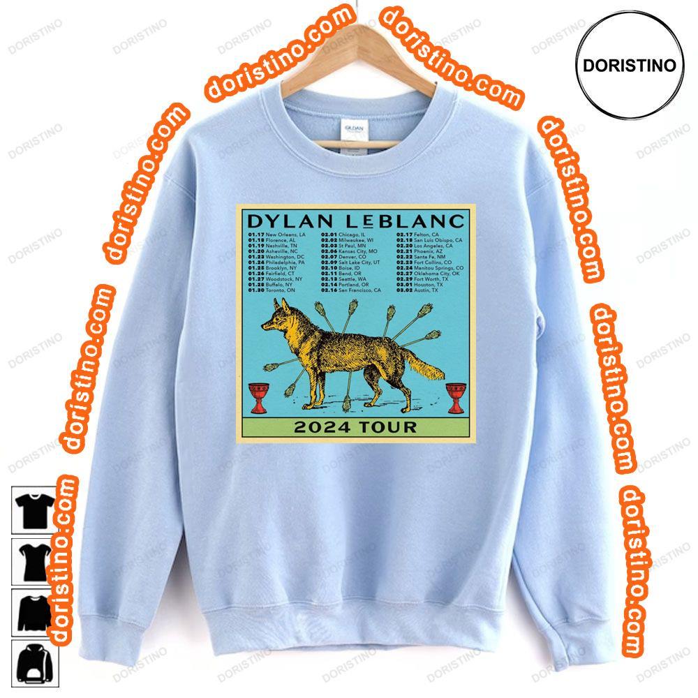 Dylan Leblanc 2024 Tour Dates Tshirt Sweatshirt Hoodie