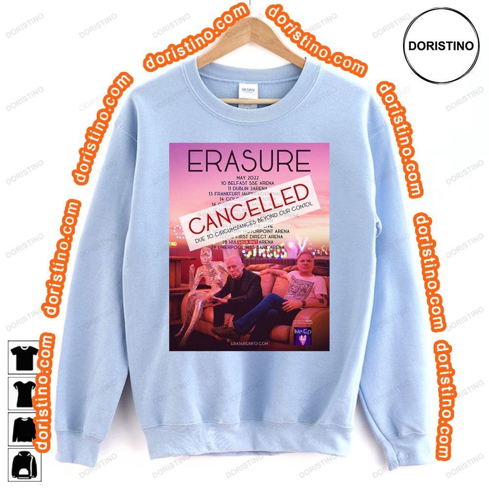 Erasure Tour 2024 Tshirt Sweatshirt Hoodie