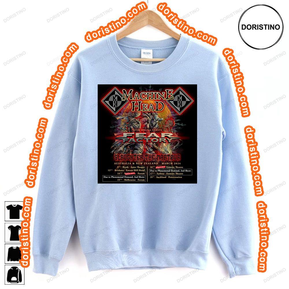 Fear Factory 2024 Tour Dates Hoodie Tshirt Sweatshirt