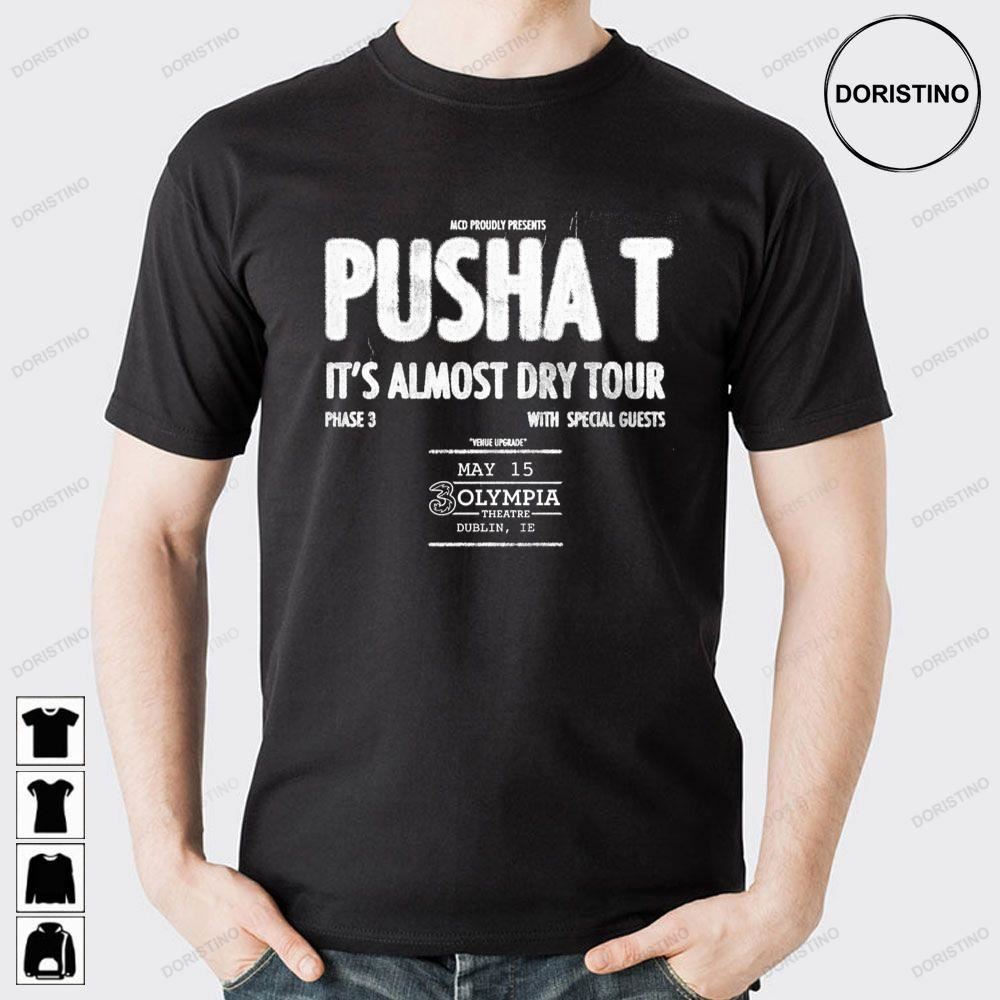 Pusha T Aug 2023 Tour Awesome Shirts