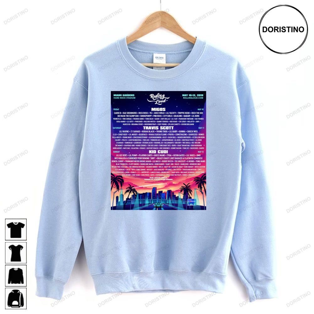 Rolling Loud Miami 2019 Limited Edition T-shirts