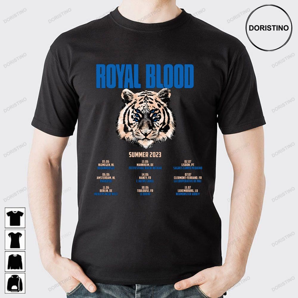 Royal Blood Summer 2023 Limited Edition T-shirts