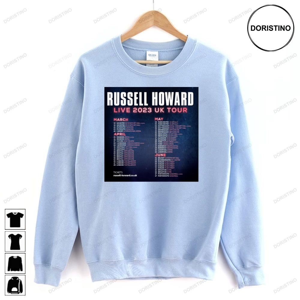 Russsell Howard Uk 2023 Tour Dates Awesome Shirts