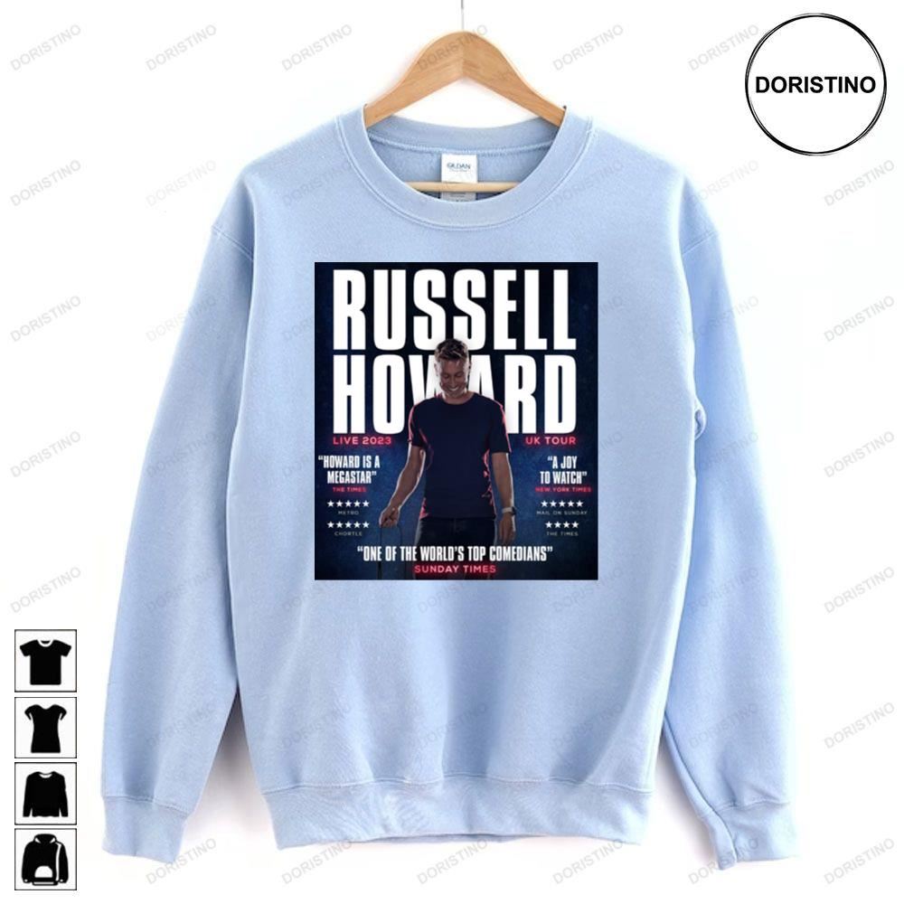 Russsell Howard Uk 2023 Tour Limited Edition T-shirts