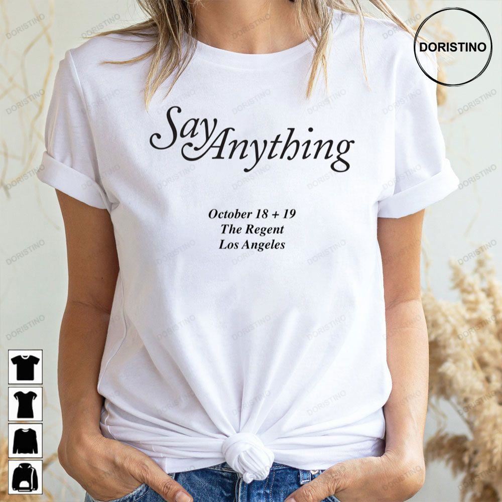 Say Anything The October 2023 Awesome Shirts