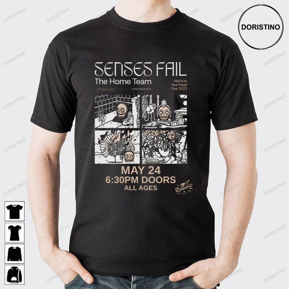 Senses Fail 2023 Tour Limited Edition T-shirts