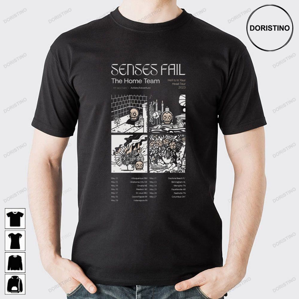 Senses Fail Hell In Your Head 2023 Tour Dates Awesome Shirts
