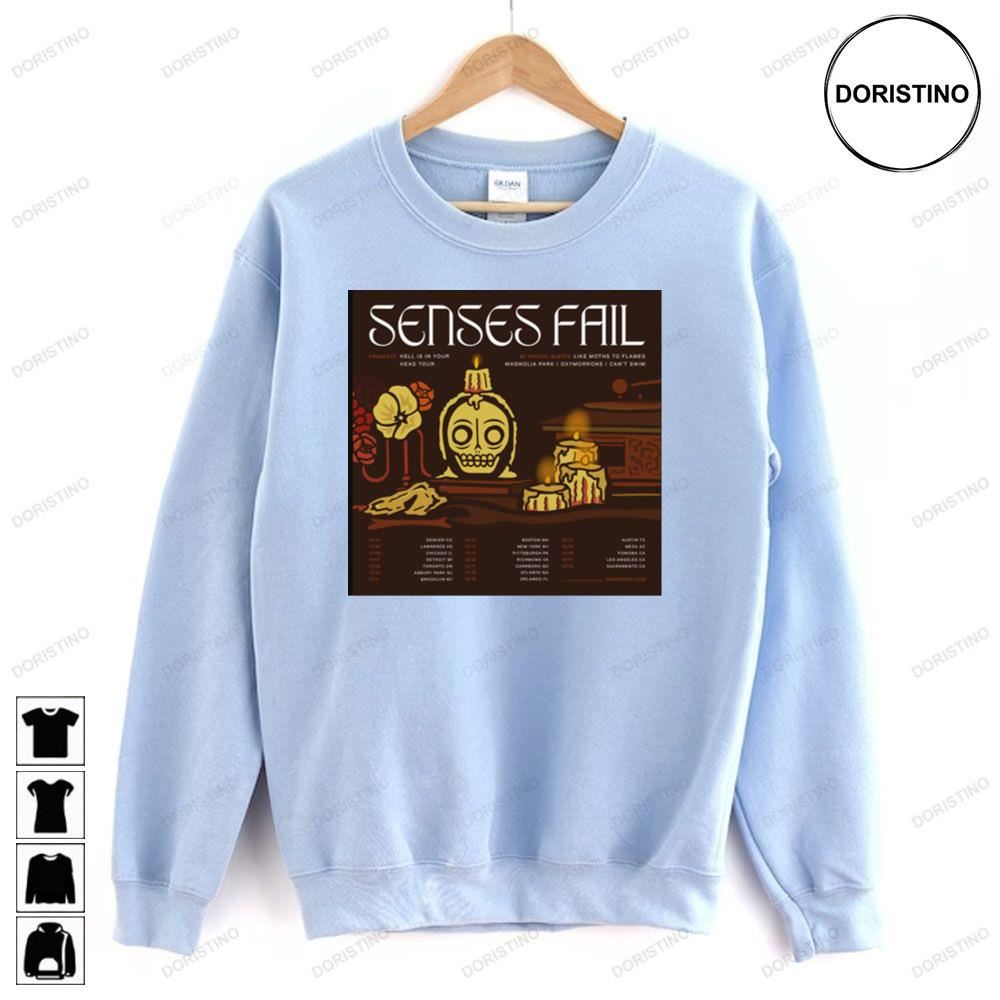Senses Fail Hell In Your Head Us 2023 Tour Trending Style