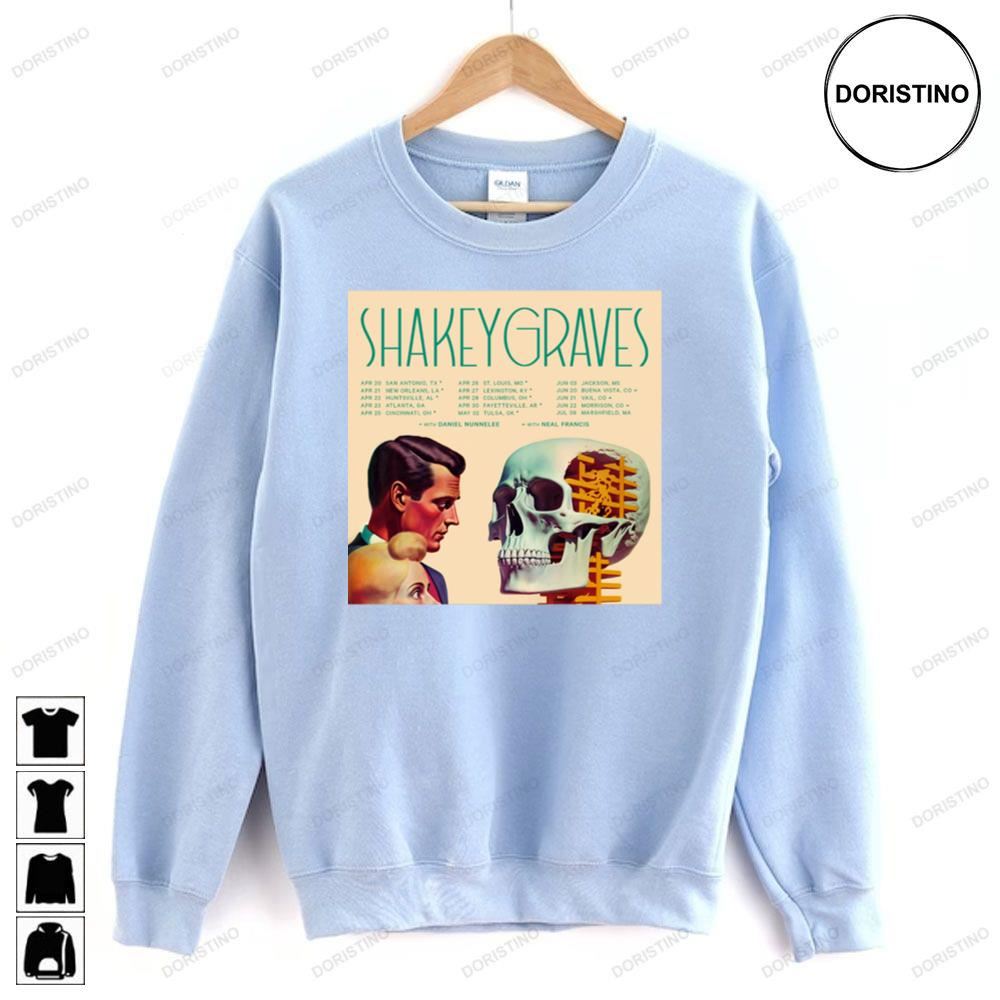 Shakey Graves 2023 Tour Dates Natural Awesome Shirts