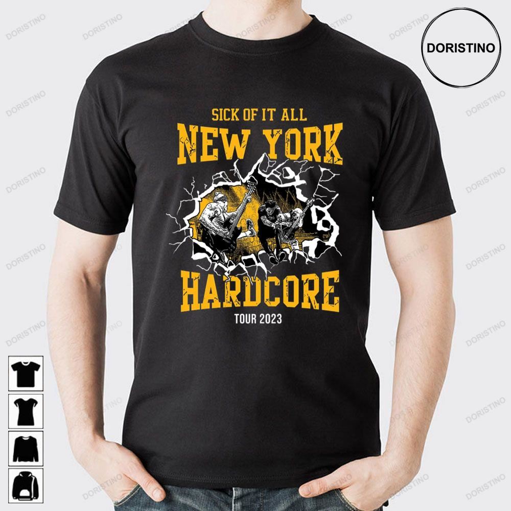 Sick Of It All Newyork Tour 2023 Awesome Shirts