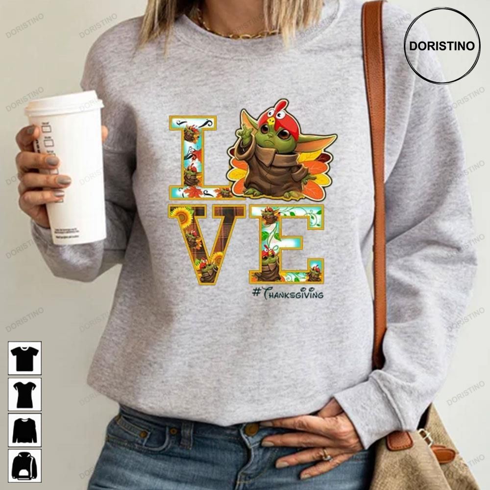 Yoda Love Thanksgiving Limited Edition T-shirts
