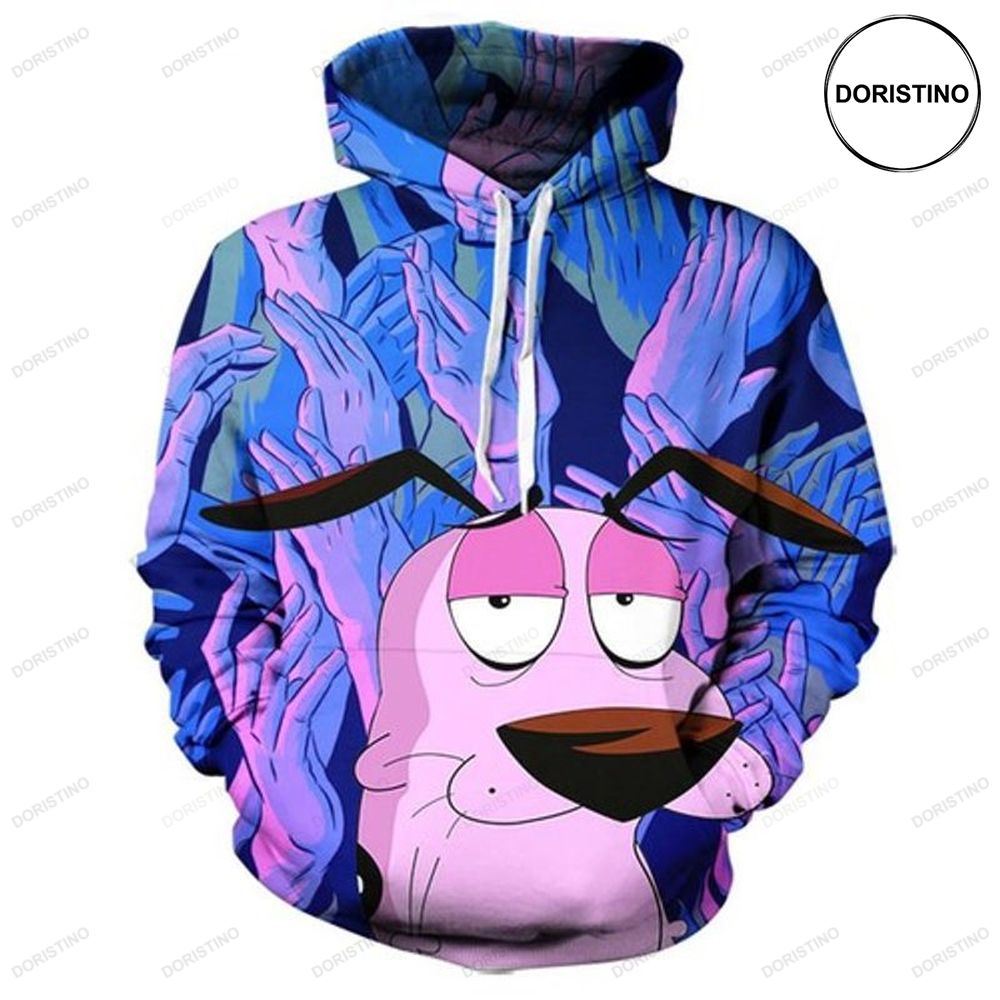 Courage The Cowardly Dog Ed Custom Awesome 3D Hoodie