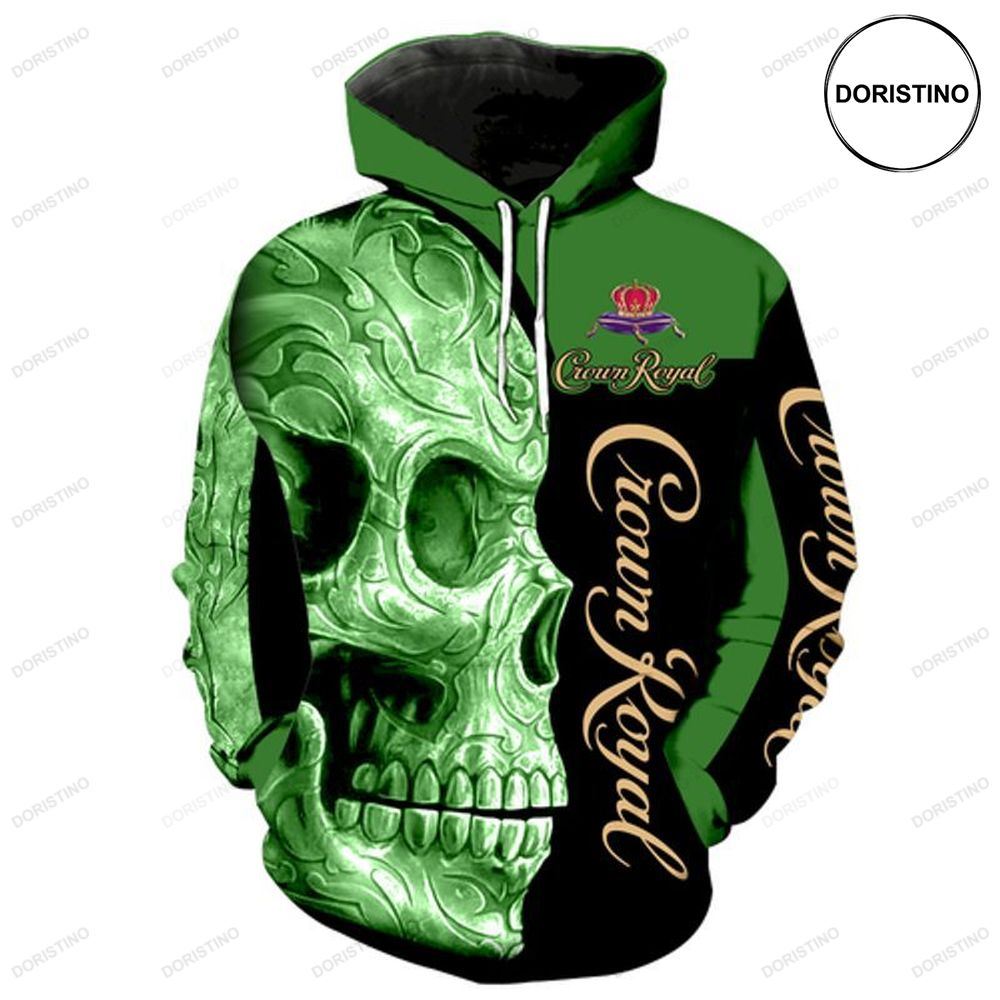 Crown Royal Skull Ed Custom V2 Limited Edition 3d Hoodie