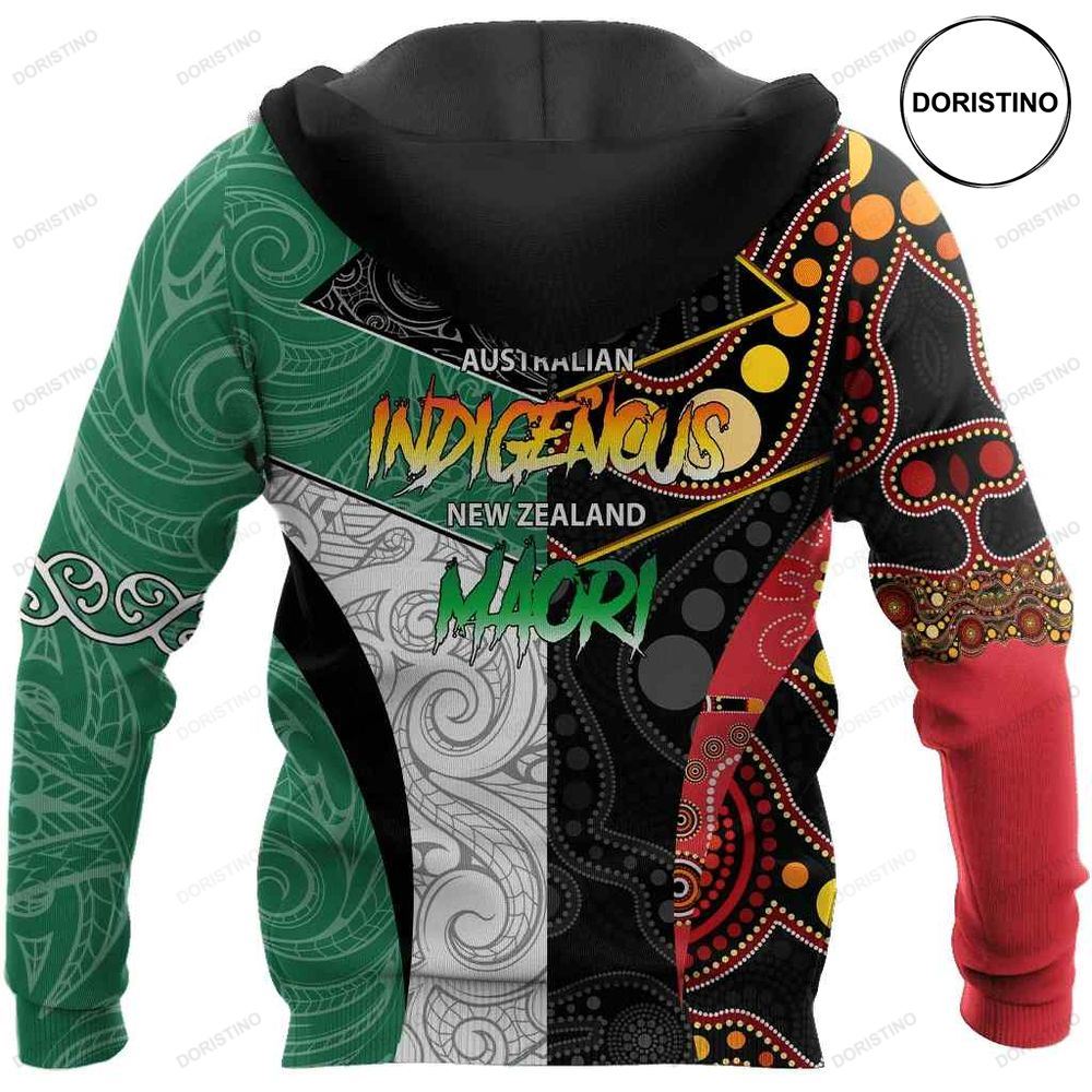 Custom Name Australia Indigenous And New Zealand Maori Awesome 3D Hoodie
