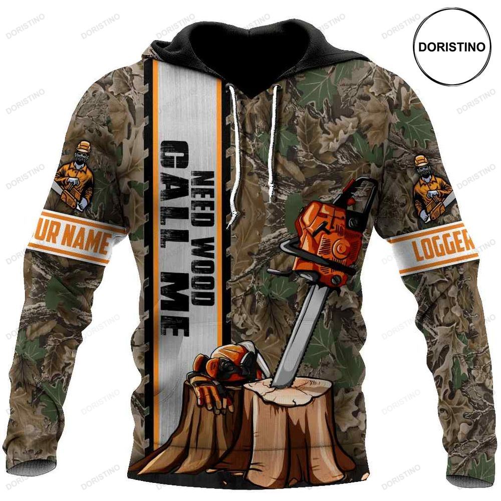 Customize Name Chainsaw Need Wood Call Me All Over Print Hoodie
