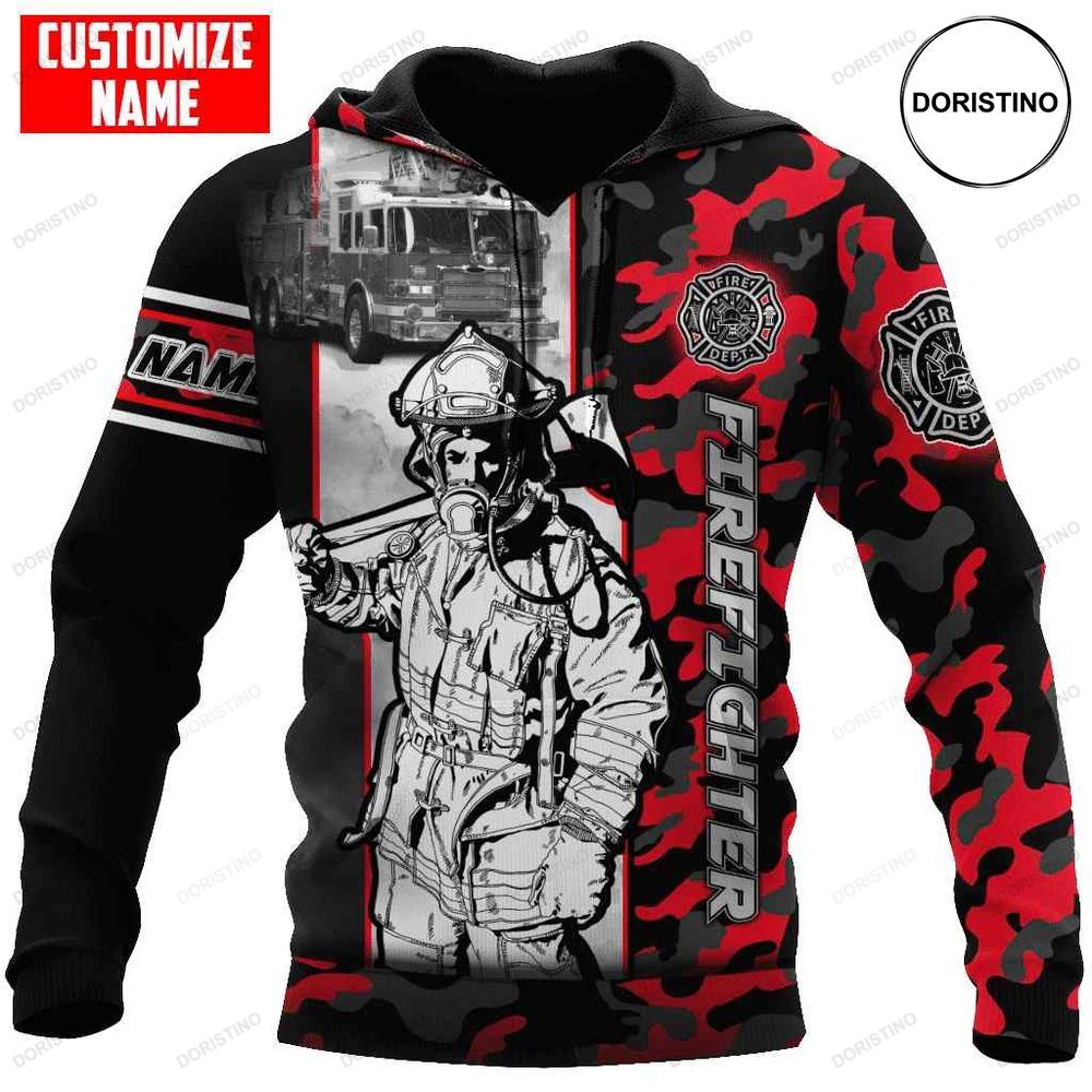Customize Name Firefighter Limited Edition 3d Hoodie