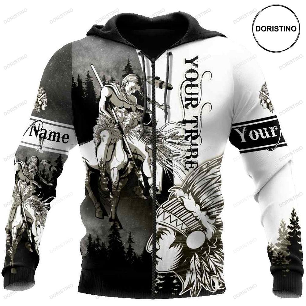 Customize Native American Tribe All Over Print Hoodie