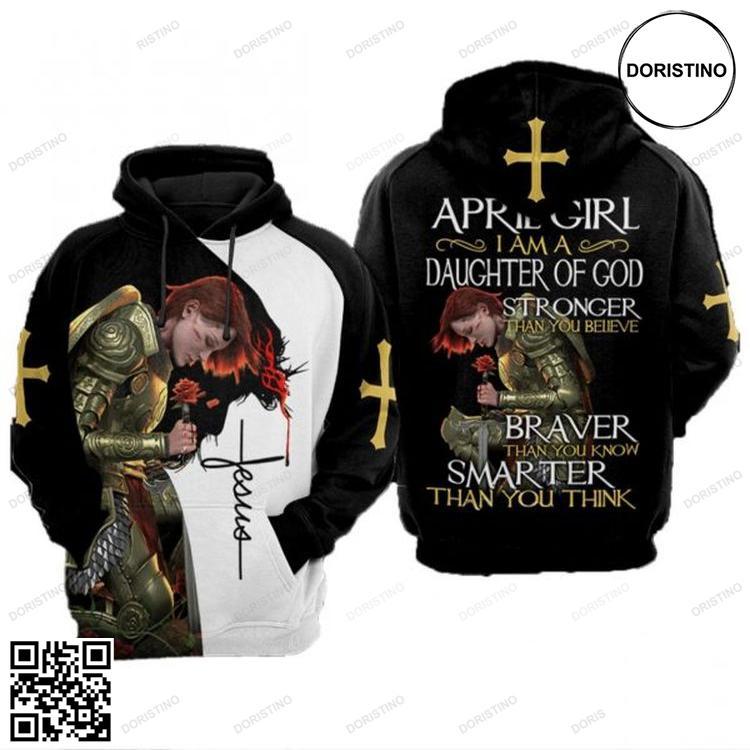 April Girl Daughter Of God All Over Print Hoodie