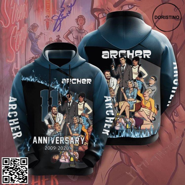 Archer No46 Custom Awesome 3D Hoodie