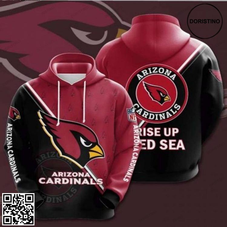 Arizona Cardinals 3d Pullover Awesome 3D Hoodie