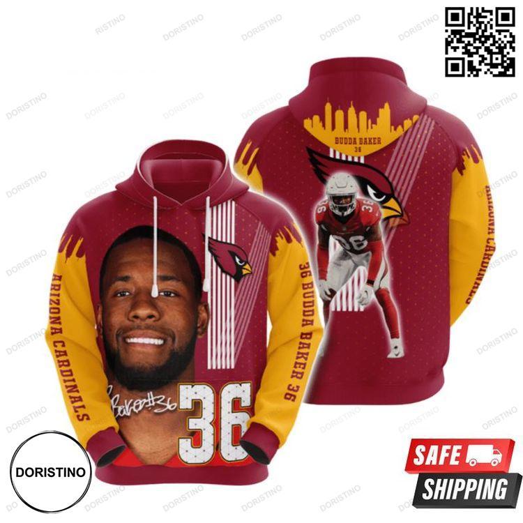 Arizona Cardinals Budda Baker Limited Edition 3D Hoodie