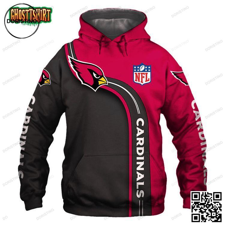 Arizona Cardinals Cute Pullover Gift For Fans Limited Edition 3D Hoodie