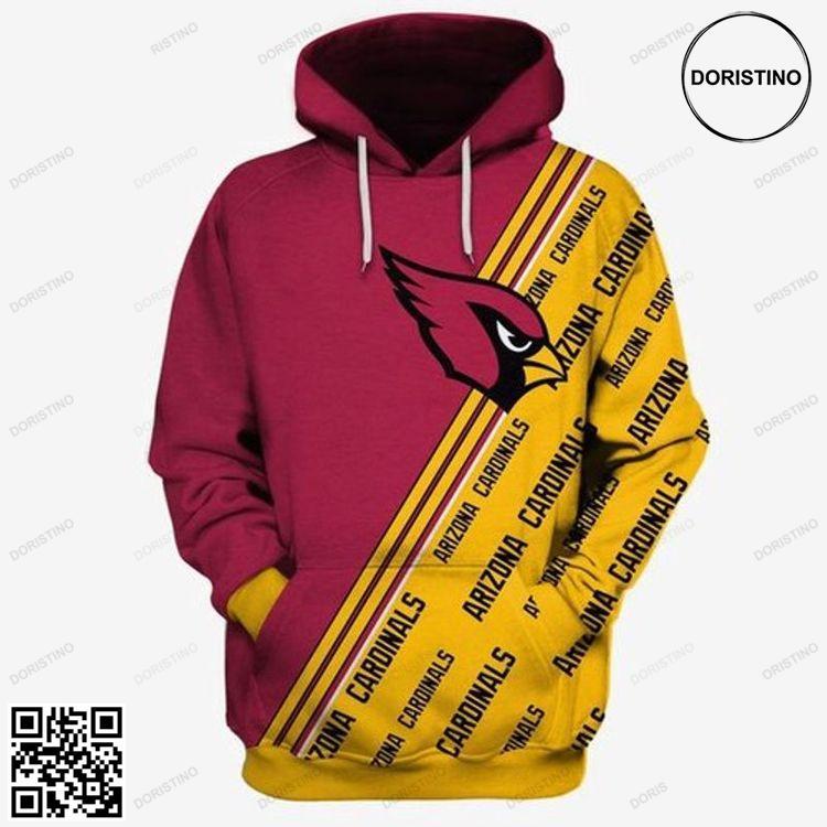Arizona Cardinals Football Many Logo For Fans Limited Edition 3D Hoodie