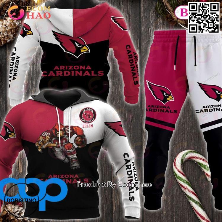 Arizona Cardinals Nfl Personalized Combo And Joggers Sports Fans Awesome 3D Hoodie