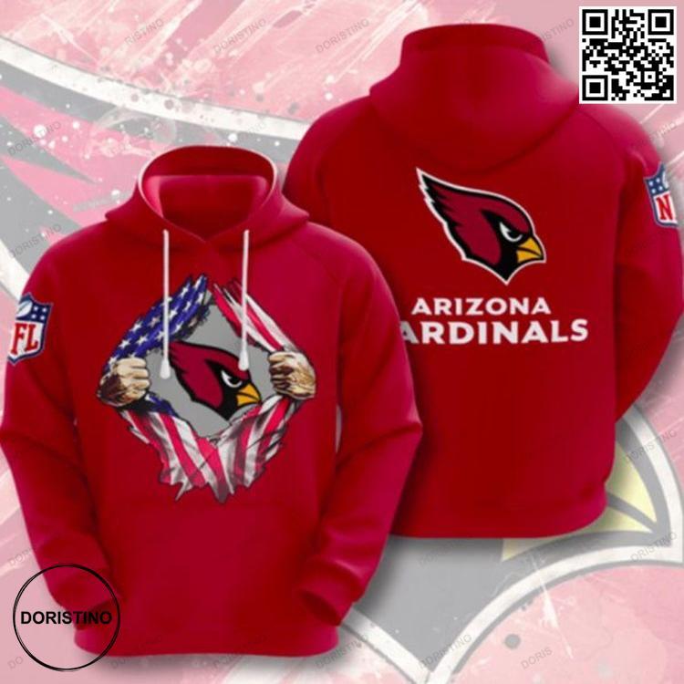 Arizona Cardinals Red Sport All Over Print Hoodie