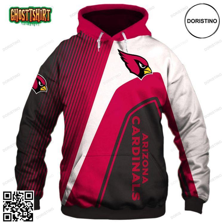 Arizona Cardinals Zipper Jacket Pullover Nfl Football All Over Print Hoodie