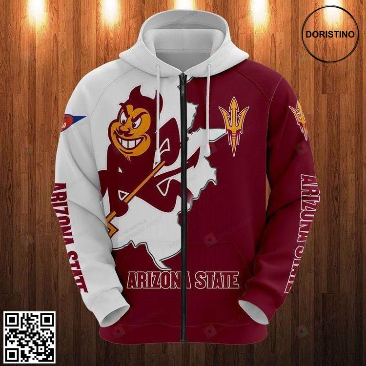 Arizona State Sun Devils 3d Awesome 3D Hoodie