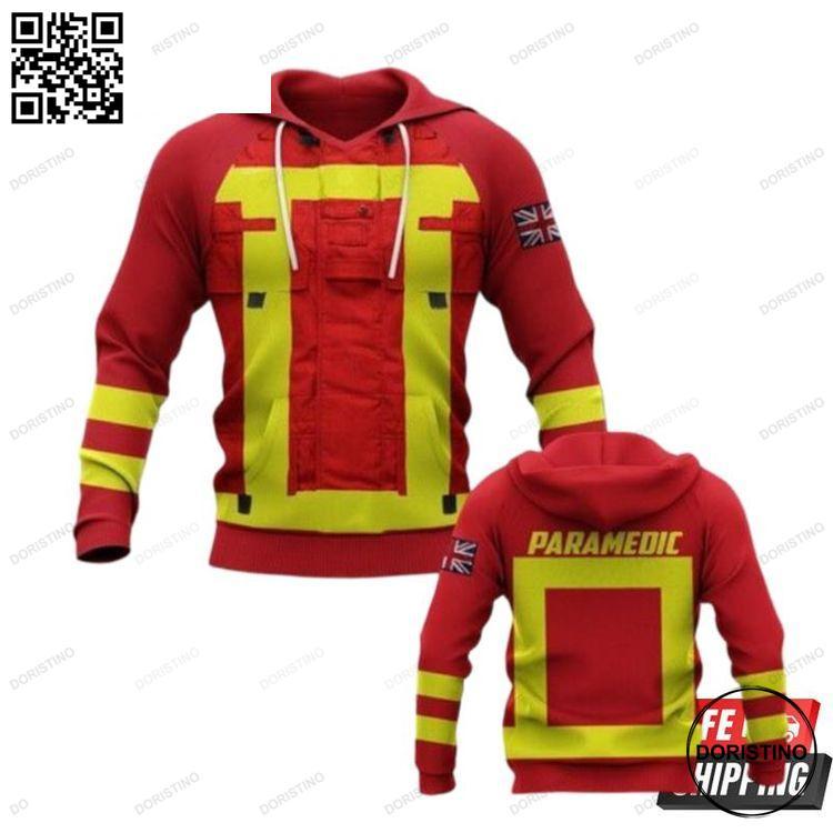 Armor Lmt British Ems Paramedic Limited Edition 3D Hoodie