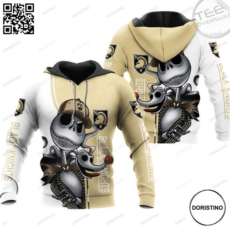 Army Black Knights Jack Skellington And Zero Limited Edition 3D Hoodie