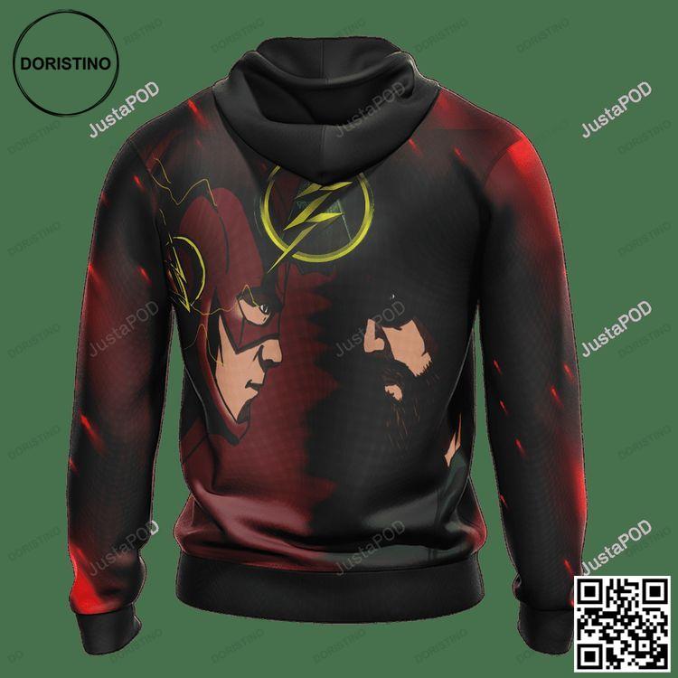 Arrow And Flash 3d All Over Print Hoodie