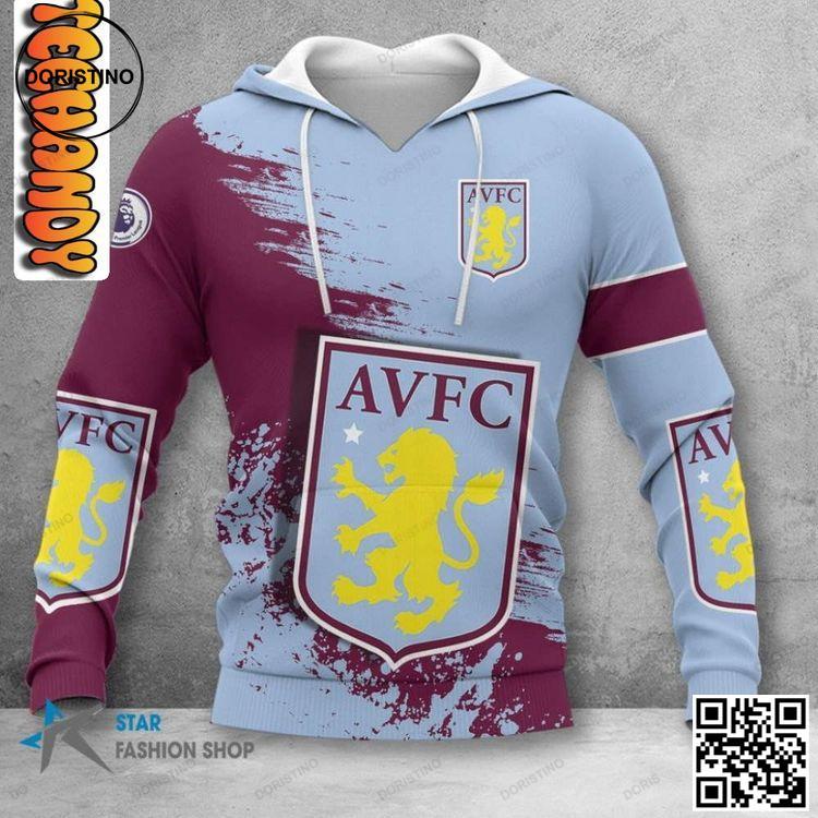 Aston Villa Fc Awesome 3D Hoodie