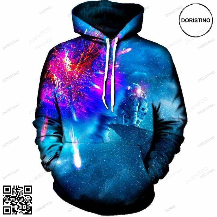 Astronaut Galaxy 3d Ed Limited Edition 3D Hoodie