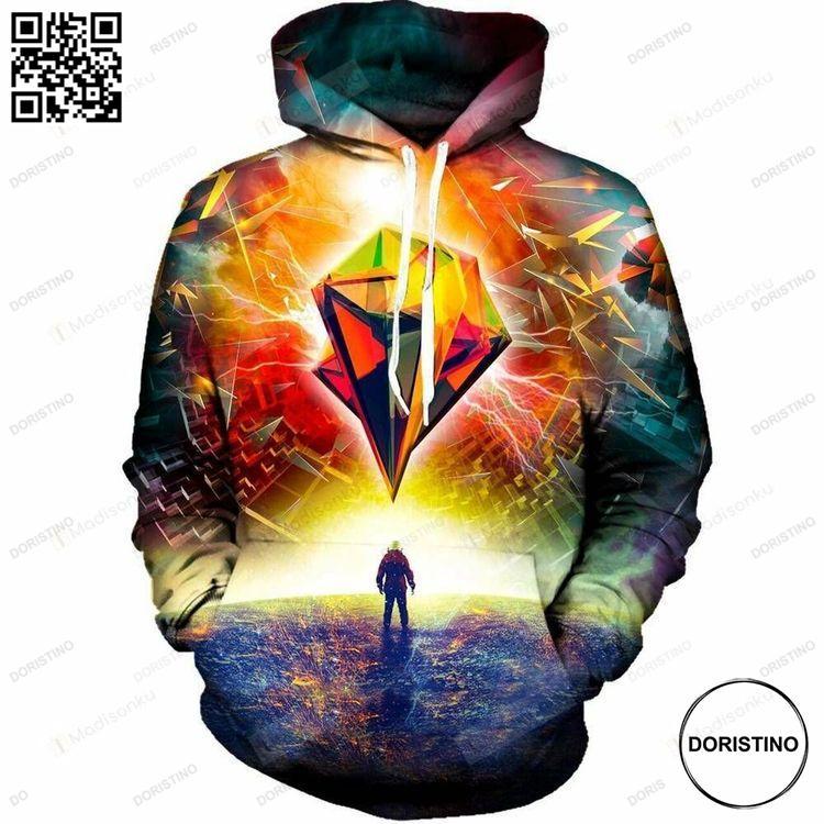 Astronauts Prism For Unisex 3d All Over Print Hoodie
