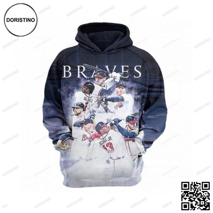 Atlanta Braves 3d Team Style Limited Edition 3D Hoodie