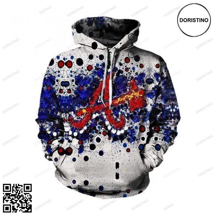 Atlanta Braves Nfl Football White Men And Women 3d Pullover And Zippered Awesome 3D Hoodie