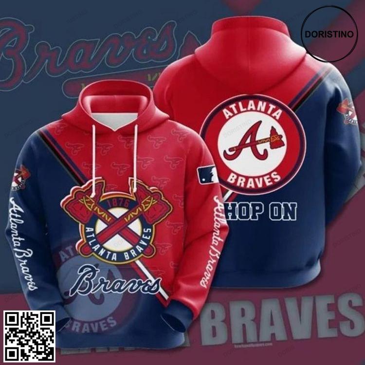 Atlanta Braves No101 Custom Limited Edition 3D Hoodie